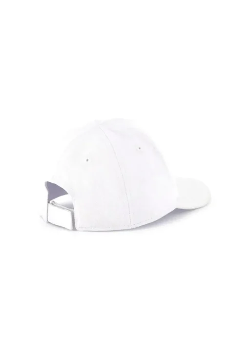 Boss Kids Cappello Bianco con Ricamo Logo per Bambini