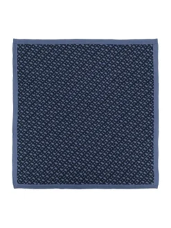 Boss Kids Coperta Monogram All-over Blu Marine