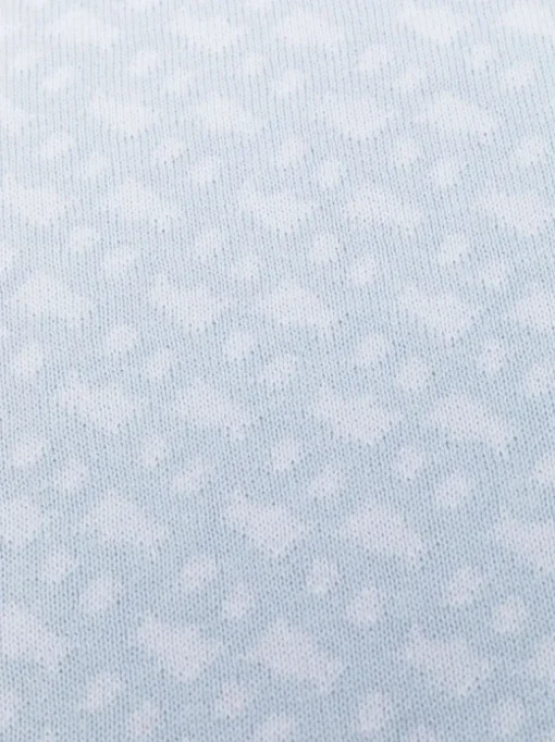 Boss Kids Coperta Monogram All-over Azzurro Cielo