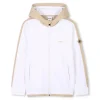 Boss Kids Giubbino a Vento Bianco/Beige per Bambini