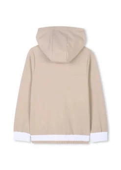 Boss Kids Giubbino a Vento Bianco/Beige per Bambini
