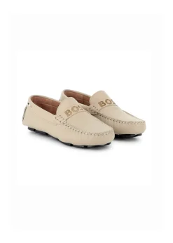 Boss Kids Mocassini Beige per Bambini
