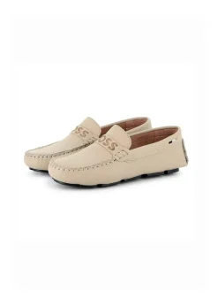 Boss Kids Mocassini Beige per Bambini