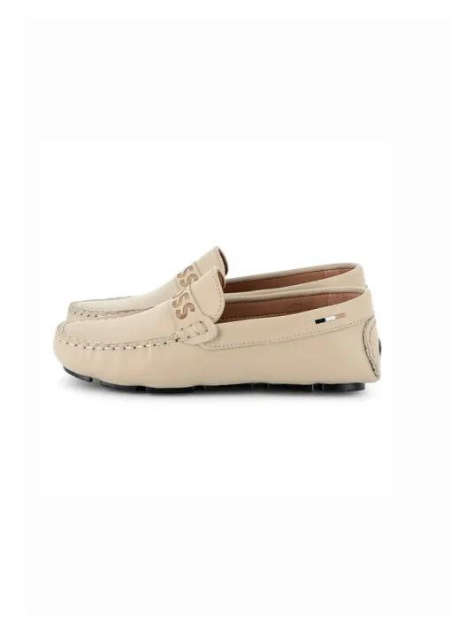 Boss Kids Mocassini Beige per Bambini