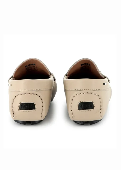 Boss Kids Mocassini Beige per Bambini