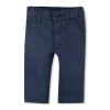 Boss Kids Pantaloni Blu Monocromo per Neonati