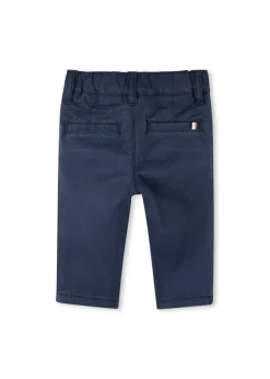 Boss Kids Pantaloni Blu Monocromo per Neonati