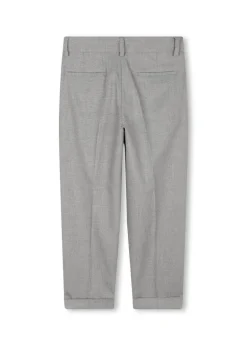 Boss Kids Pantaloni Grigio Straight Fit per Bambini