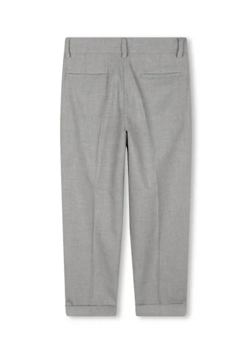 Boss Kids Pantaloni Grigio Straight Fit per Bambini
