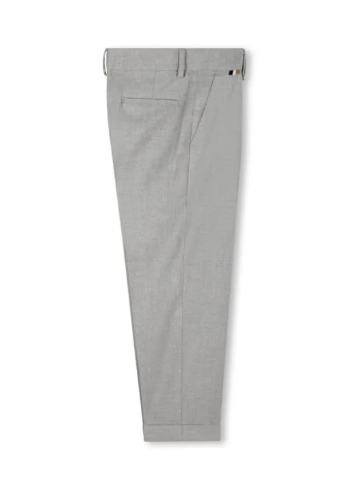 Boss Kids Pantaloni Grigio Straight Fit per Bambini