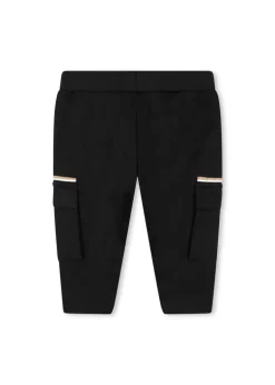 Boss Kids Pantaloni Neri con Tasconi per Neonati