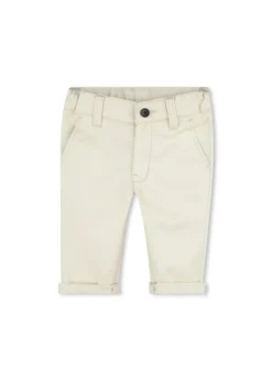 Boss Kids Pantaloni Sabbia Chiari per Neonati