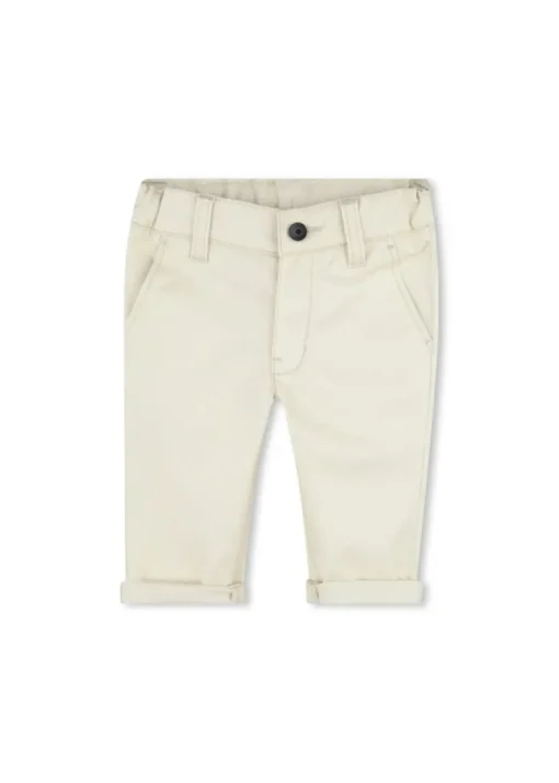 Boss Kids Pantaloni Sabbia Chiari per Neonati