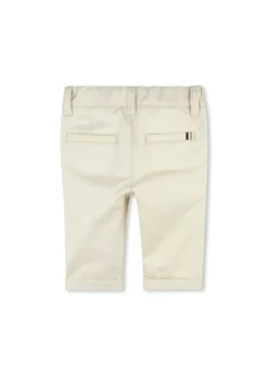 Boss Kids Pantaloni Sabbia Chiari per Neonati