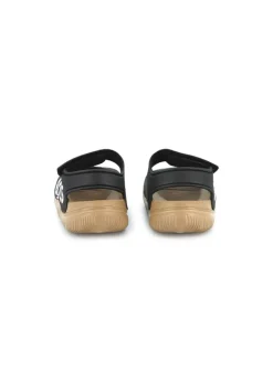 Boss Kids Sandali Neri con Logo per Neonati