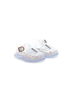 Boss Kids Sandali Trasparenti con Logo per Neonati