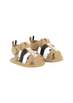 Boss Kids Sandalo Biscotto con Logo per Neonati