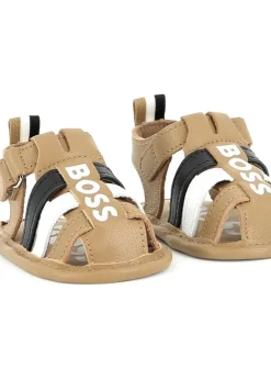 Boss Kids Sandalo Biscotto con Logo per Neonati