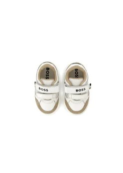 Boss Kids Scarpe Bianche/Beige per Neonati