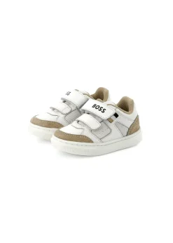 Boss Kids Scarpe Bianche/Beige per Neonati