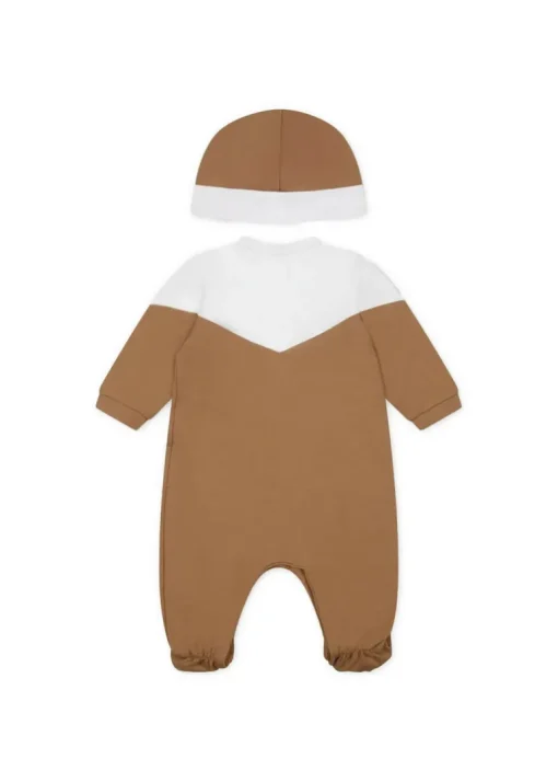 Boss Kids Tutina Biscotto con Cappellino per Neonati