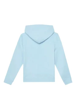 Calvin Klein Kids Felpa con Cappuccio Celeste con Logo per Bambini