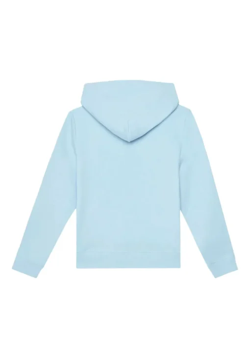 Calvin Klein Kids Felpa con Cappuccio Celeste con Logo per Bambini