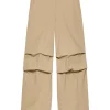 Calvin Klein Kids Pantaloni Beige Parachute per Bambini