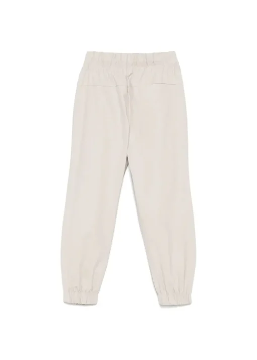 Calvin Klein Kids Pantaloni Parachute Beige per Bambini