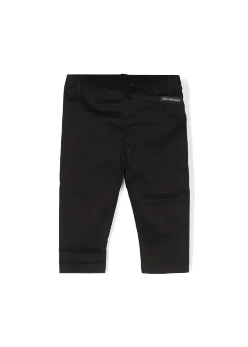 Calvin Klein Kids Pantaloni Neri per Neonati