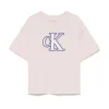 Calvin Klein Kids T-shirt Rosa con CK per Bambine