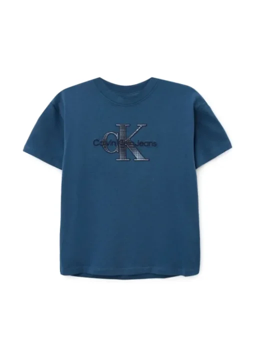 Calvin Klein Kids T-shirt Avion con CK per Bambini
