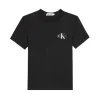 Calvin Klein Kids T-Shirt Nera con Stampa per Bambini