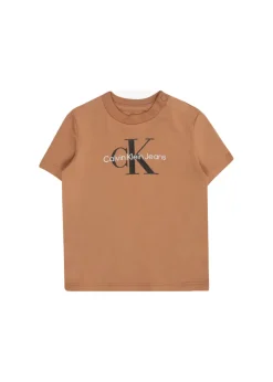 Calvin Klein Kids T-shirt Biscotto con CK per Neonati