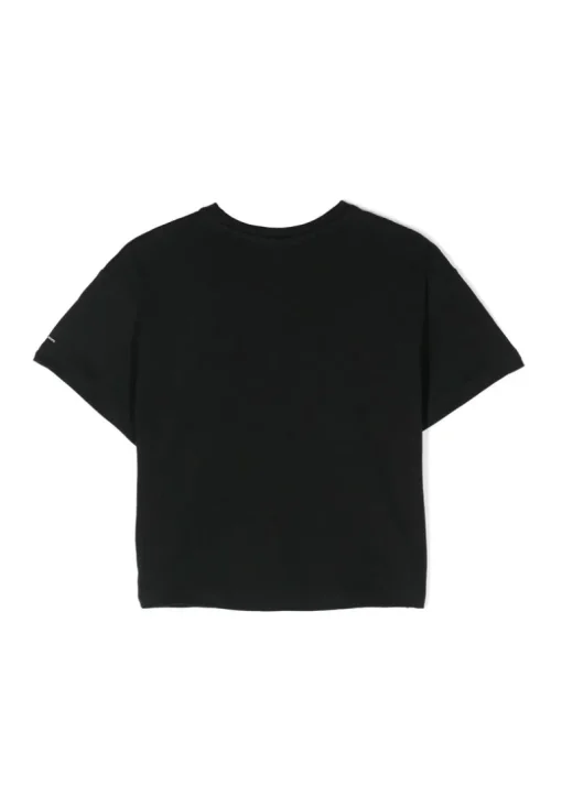 Calvin Klein Kids T-shirt Nera con Micro Logo per Bambini