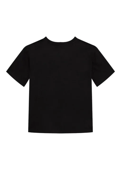 Calvin Klein Kids T-shirt Nera con Logo per Bambini