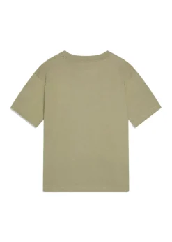 Calvin Klein Kids T-shirt Verde con Logo per Bambini