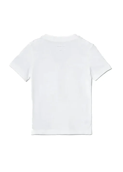 Calvin Klein Kids T-Shirt Bianca con Logo per Bambini
