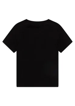 Calvin Klein Kids T-shirt Nera con Logo per Bambini