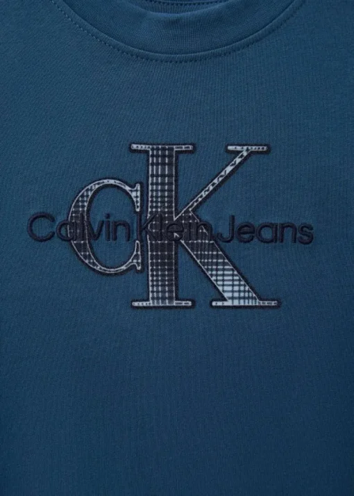 Calvin Klein Kids T-shirt Avion con CK per Bambini