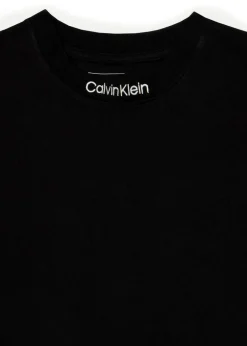 Calvin Klein Kids T-shirt Nera con Logo per Bambini