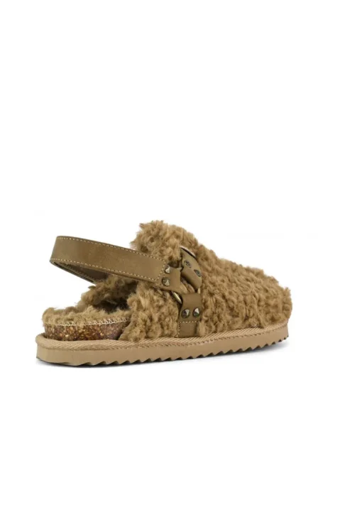 Colors of California Sabot Teddy in Pelle per Bambine