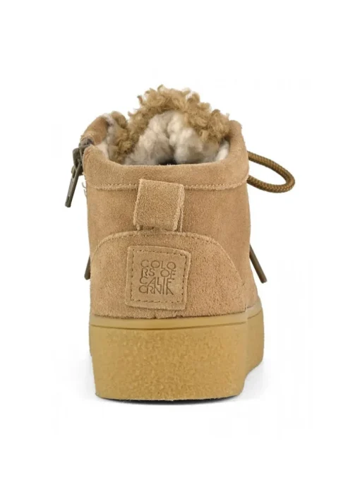 Colors of California Stivale Basso Scamosciato con Teddy per Bambine