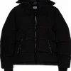 C.P. Company Kids Piumino Nero Imbottito per Bambini