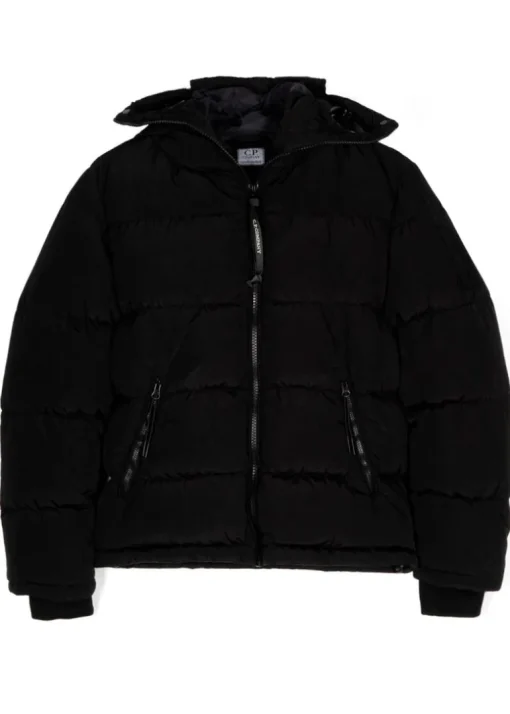 C.P. Company Kids Piumino Nero Imbottito per Bambini