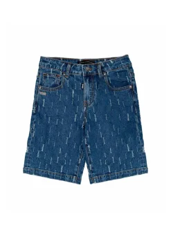 Daniele Alessandrini Bermuda Jeans Cut per Bambini