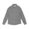 Daniele Alessandrini Camicia Fantasia Bianco/Nero per Bambini