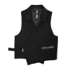Daniele Alessandrini Gilet Nero con Zip per Bambini