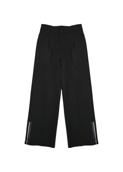 Daniele Alessandrini Pantaloni Classici Neri con Zip per Bambini