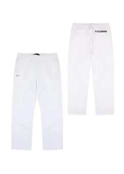 Daniele Alessandrini Pantaloni Classici Bianchi per Bambini